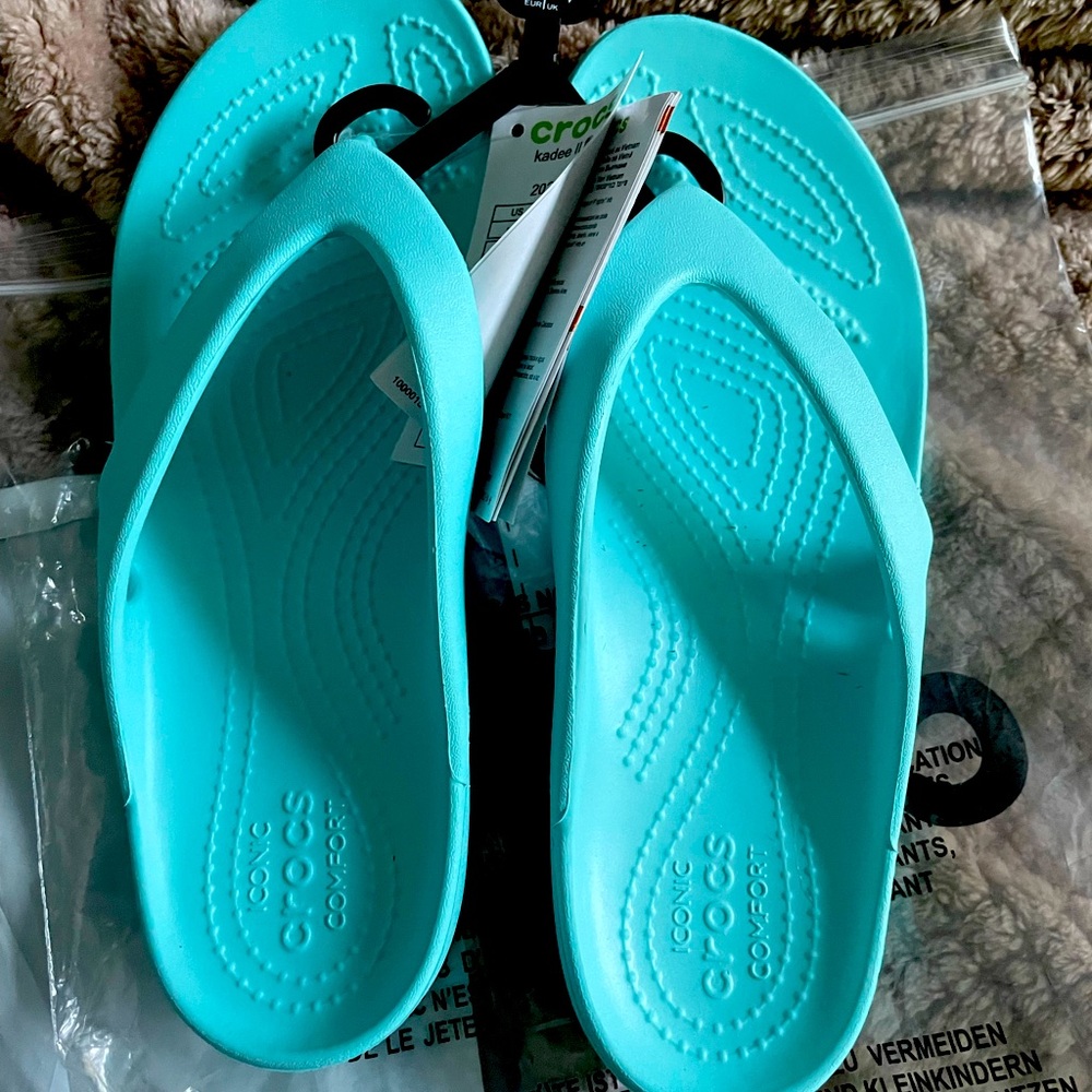 Crocs flip flops